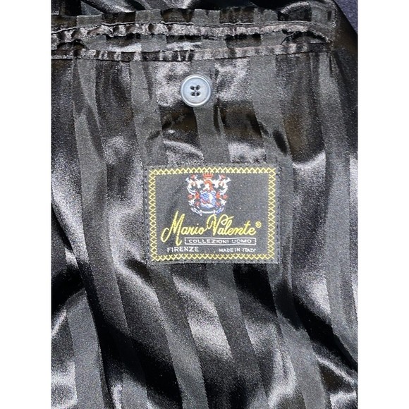 Mario Valente Cashmere And Wool Overcoat Men’s 44R Made In Italy - Picture 7 of 8